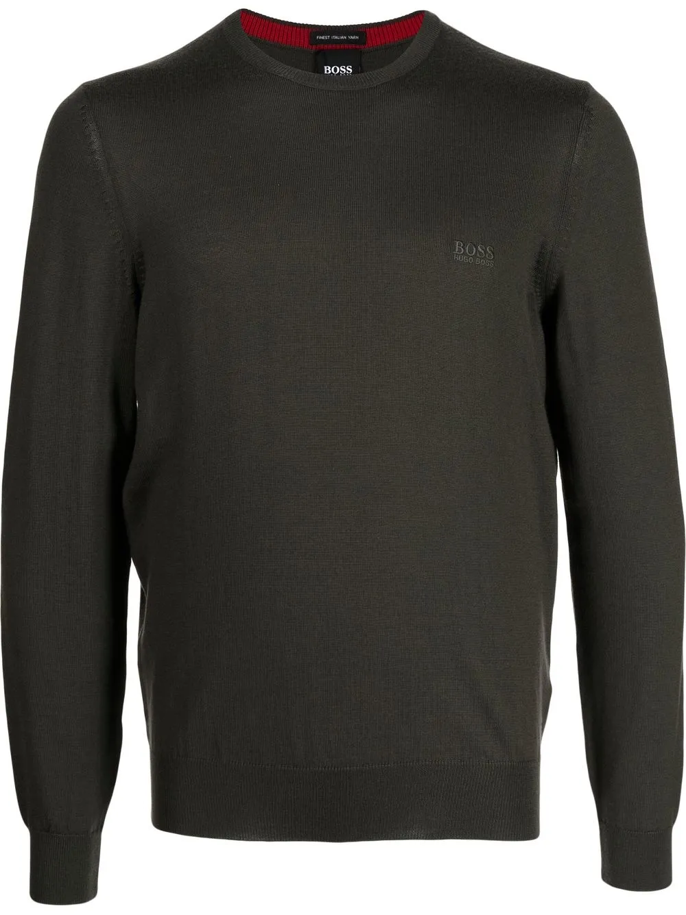Джемпер тонкой вязки с вышитым логотипом BOSS, зеленый
Джемпер тонкой вязки с вышитым логотипом BOSS, зеленый