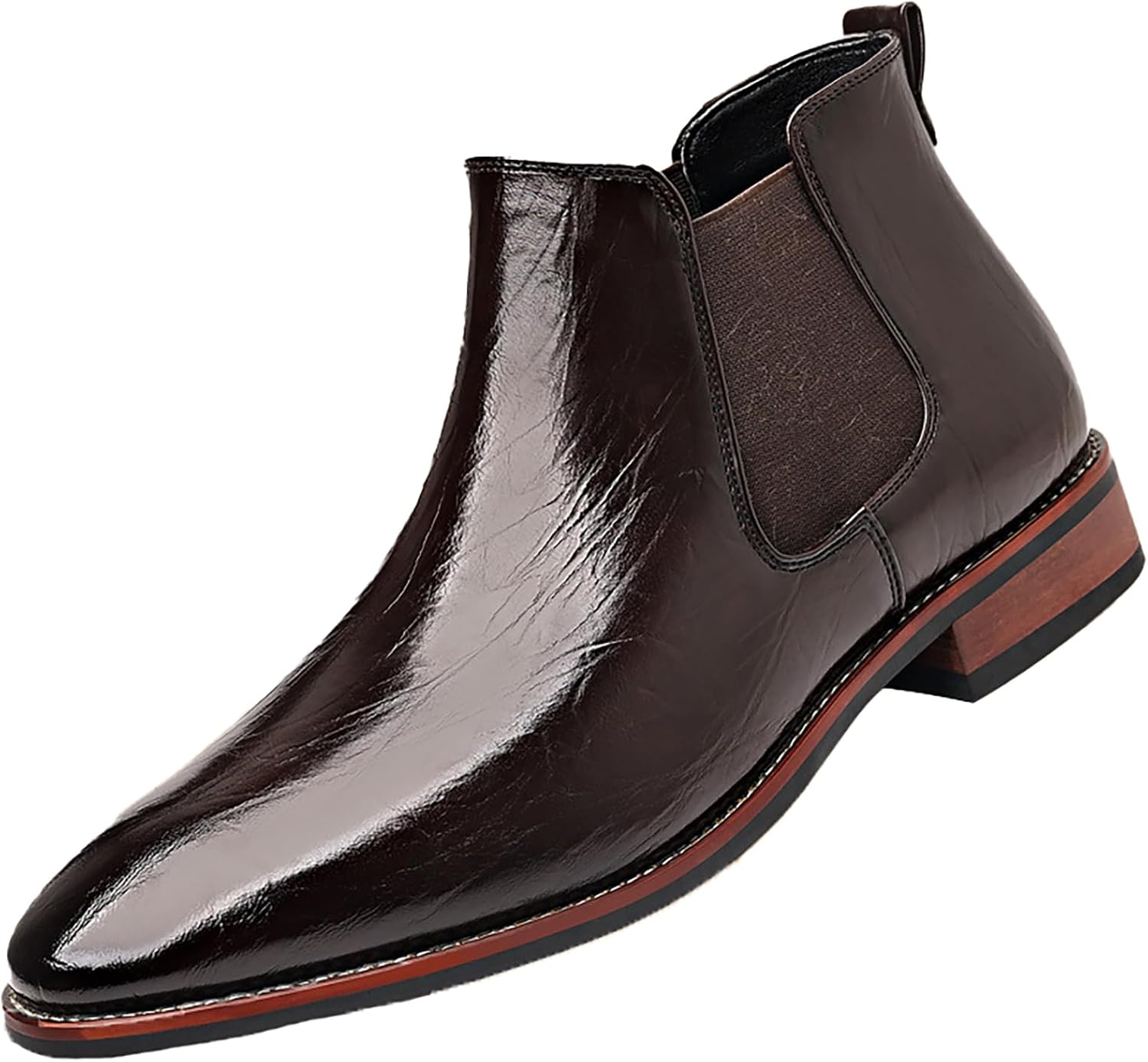 Мужские кожаные ботинки Челси Ретро с круглым носком, без шнуровки, водонепроницаемые, с низким каблуком, эластичной вставкой, ботильоны на щиколотку для повседневной носки, делового стиля, свадеб и вечеринок, ботинки Оксфорд Qeosnbx, темно-кори...
Мужские кожаные ботинки Челси Ретро с круглым носком, без шнуровки, водонепроницаемые, с низким каблуком, эластичной вставкой, ботильоны на щиколотку для повседневной носки, делового стиля, свадеб и вечеринок, ботинки Оксфорд Qeosnbx, темно-кори...