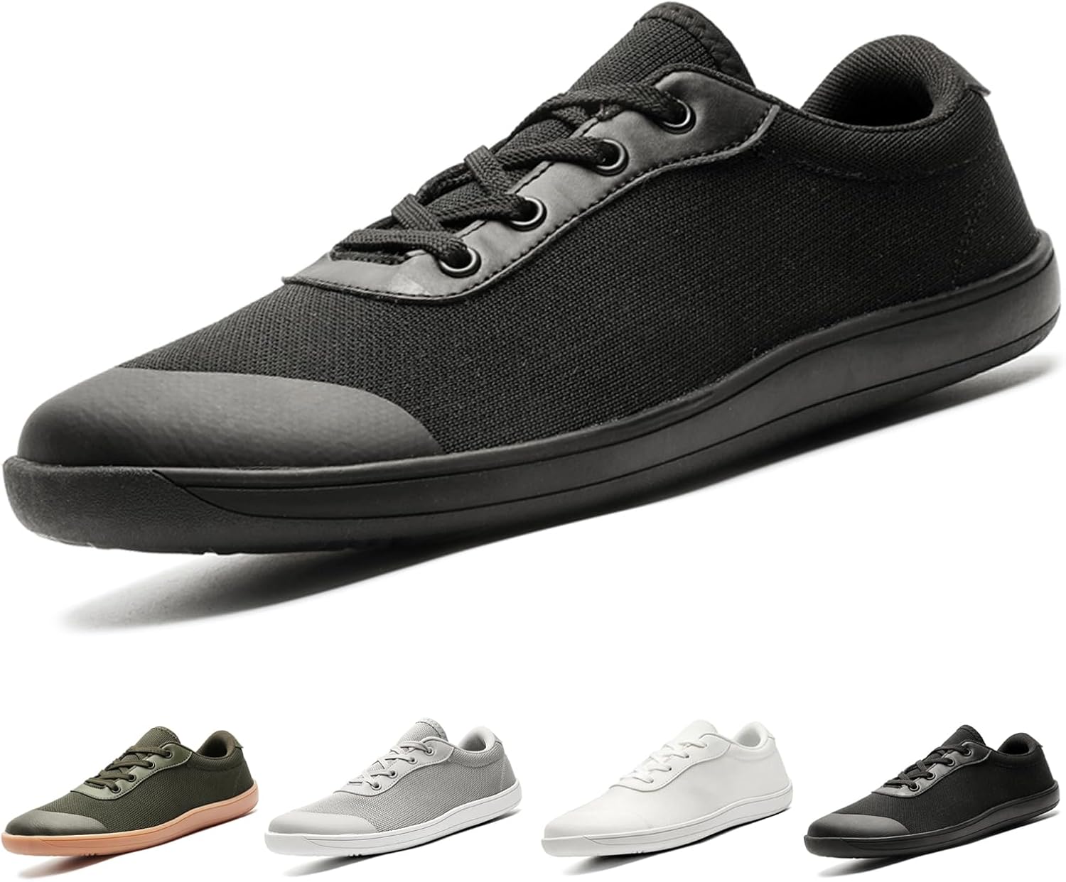 Мужские кроссовки с широкой носочной частью для босоногого бега, повседневные, легкие, с нулевым падением подошвы, для ходьбы, трейла и зала, минималистичные тренировочные кроссовки Ptnoka, черный
Мужские кроссовки с широкой носочной частью для босоногого бега, повседневные, легкие, с нулевым падением подошвы, для ходьбы, трейла и зала, минималистичные тренировочные кроссовки Ptnoka, черный