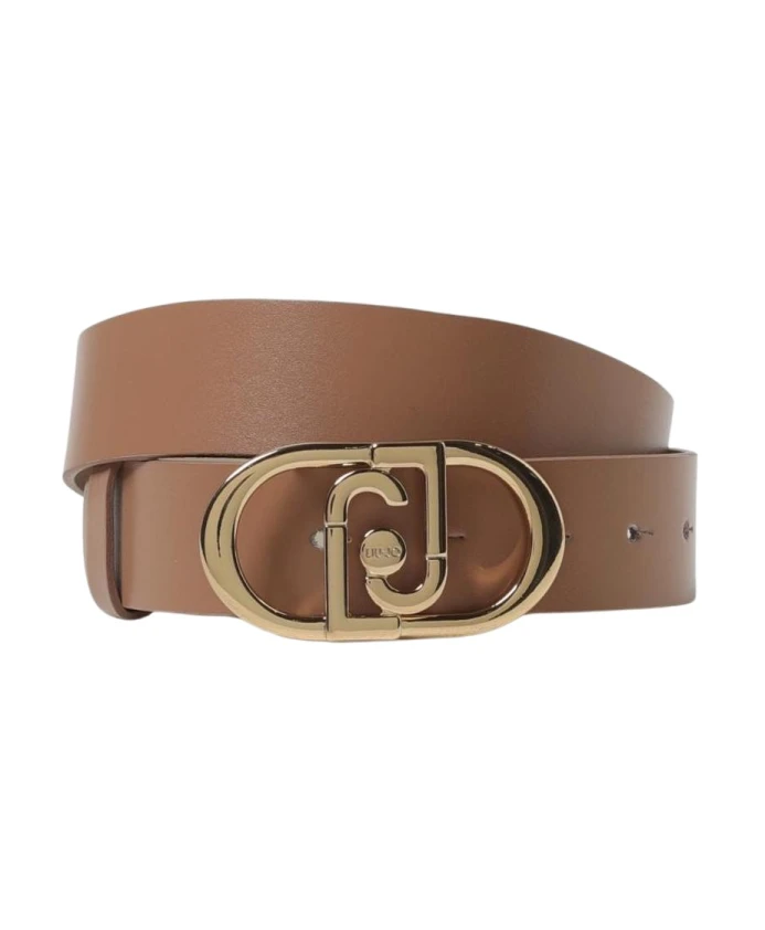 Кожаный ремень с пряжкой и логотипом Liu Jo, коричневый
Кожаный ремень с пряжкой и логотипом Liu Jo, коричневый