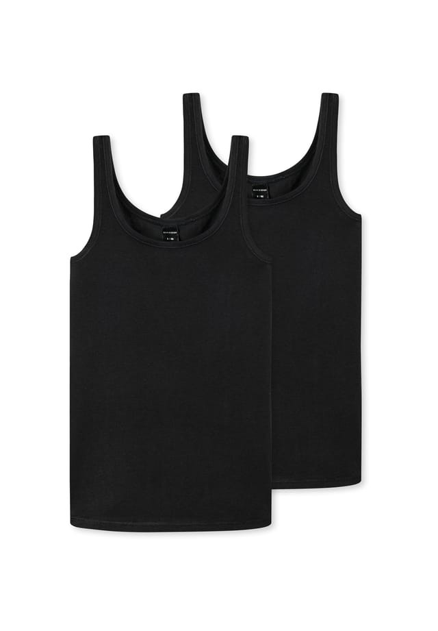 Топы 2-упаковка базовые детские Schiesser, черный
Топы 2-упаковка базовые детские Schiesser, черный