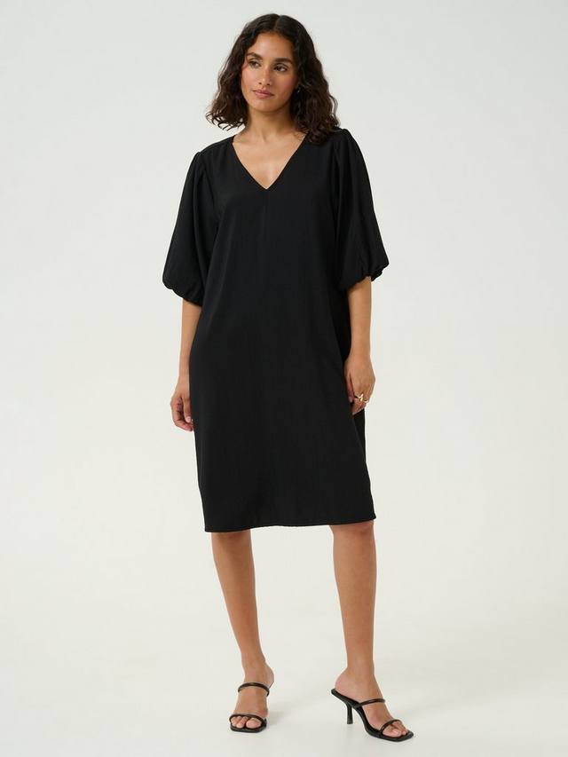 Прямое платье длиной до колен с v-образным вырезом gabby KAFFE, черный
Прямое платье длиной до колен с v-образным вырезом gabby KAFFE, черный