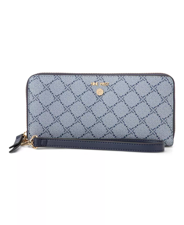 Кошелек на молнии Caireann Nine West, синий 
Кошелек на молнии Caireann Nine West, синий