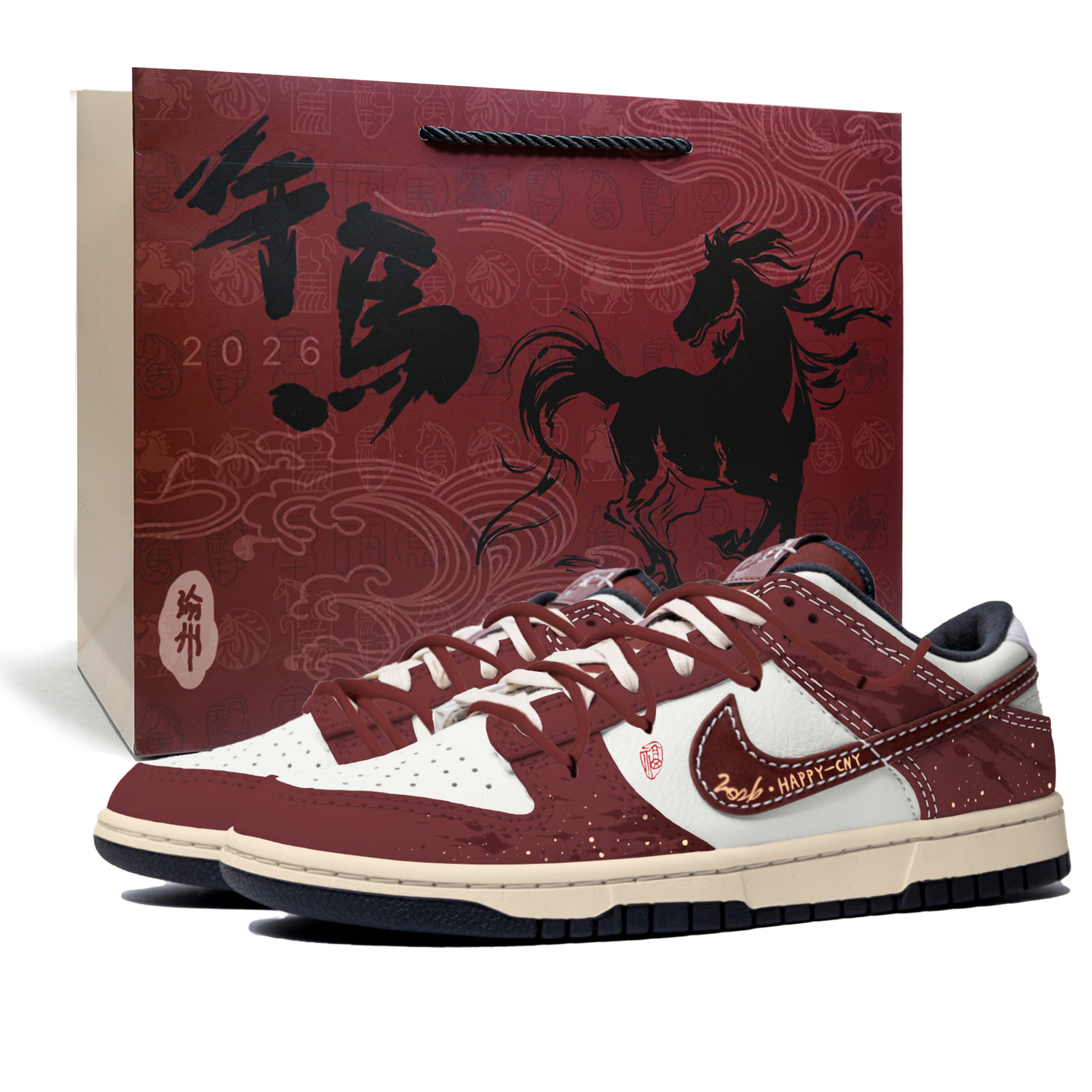 Nike Мужские низкие скейтборд-кеды Dunk Crimson Age Lucky Star Shopping Bag с амортизацией и износостойкостью, красные
Nike Мужские низкие скейтборд-кеды Dunk Crimson Age Lucky Star Shopping Bag с амортизацией и износостойкостью, красные