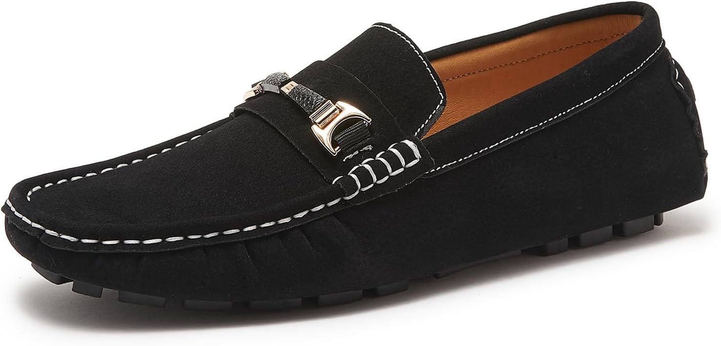 Мужские мокасины Dacnakby для вождения из замши с белой линией, слипоны, повседневные туфли на плоской подошве
Мужские мокасины Dacnakby для вождения из замши с белой линией, слипоны, повседневные туфли на плоской подошве