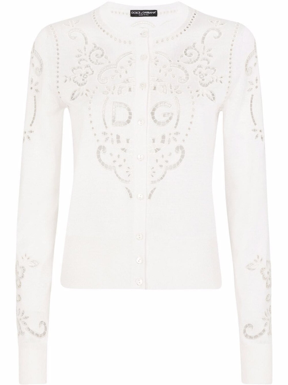 Dolce & Gabbana шелковый кардиган с вышивкой, белый
Dolce & Gabbana шелковый кардиган с вышивкой, белый