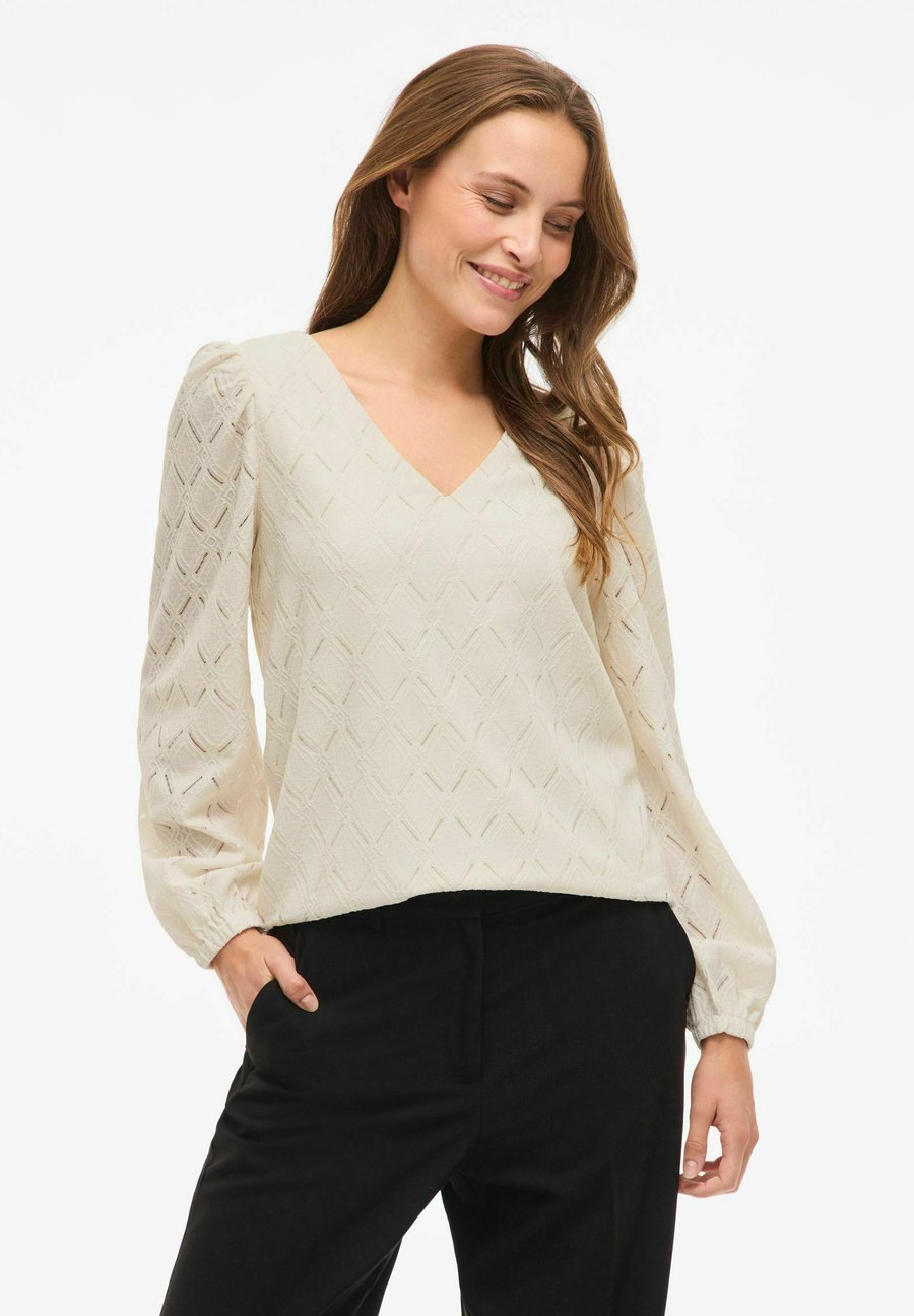Топ VILA Long sleeved top, Birch/White
Топ VILA Long sleeved top, Birch/White