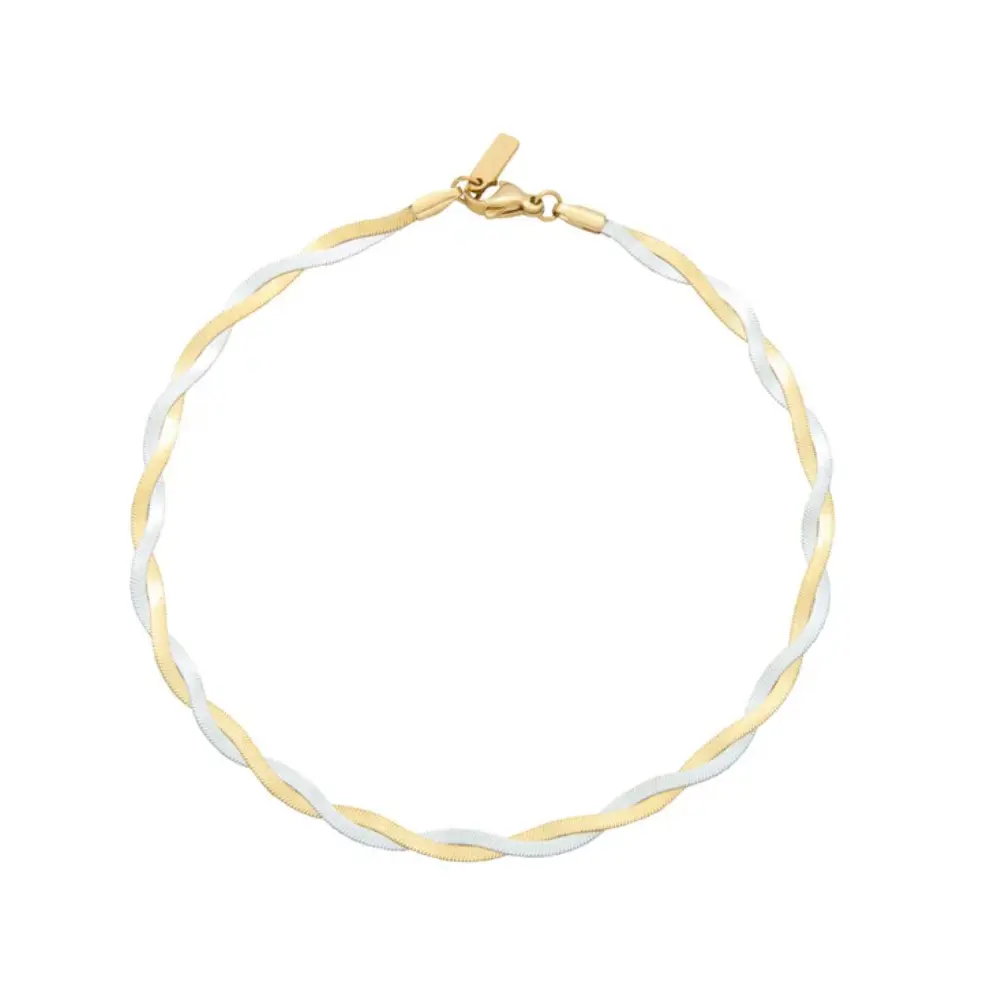 Браслет на лодыжку Amina из 18-каратного смешанного металла, цепочка с узором «елочка», 10 дюймов, общая ширина 6 мм Pompeii2, 18K Yellow Gold
Браслет на лодыжку Amina из 18-каратного смешанного металла, цепочка с узором «елочка», 10 дюймов, общая ширина 6 мм Pompeii2, 18K Yellow Gold