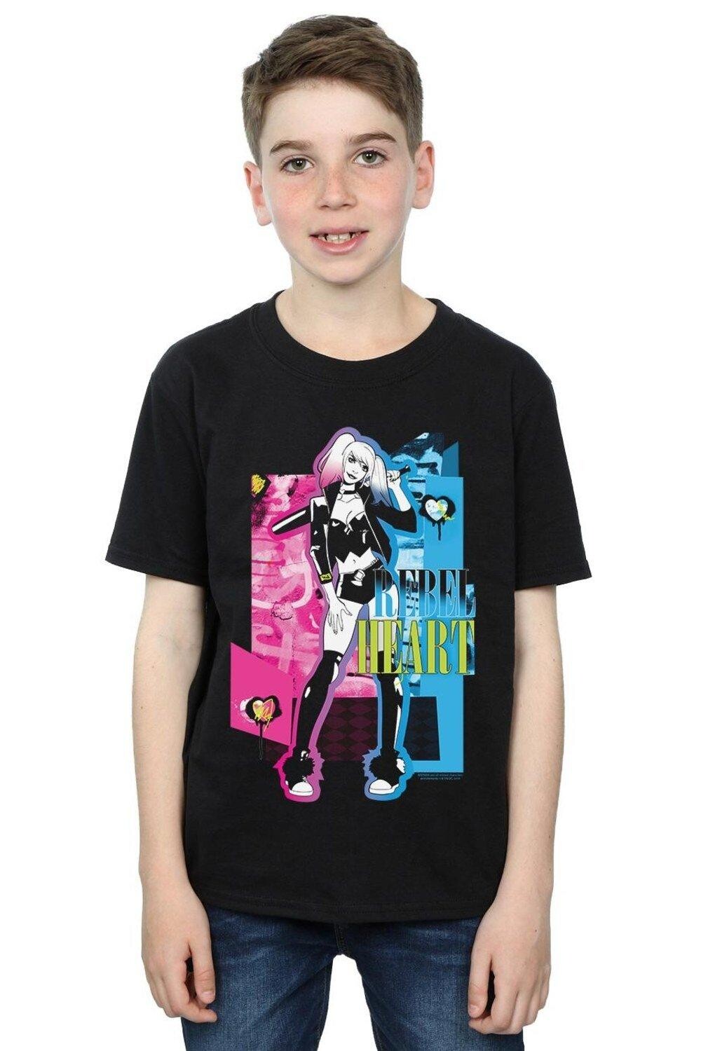 Футболка Harley Quinn Rebel Heart DC Comics, черный
Футболка Harley Quinn Rebel Heart DC Comics, черный