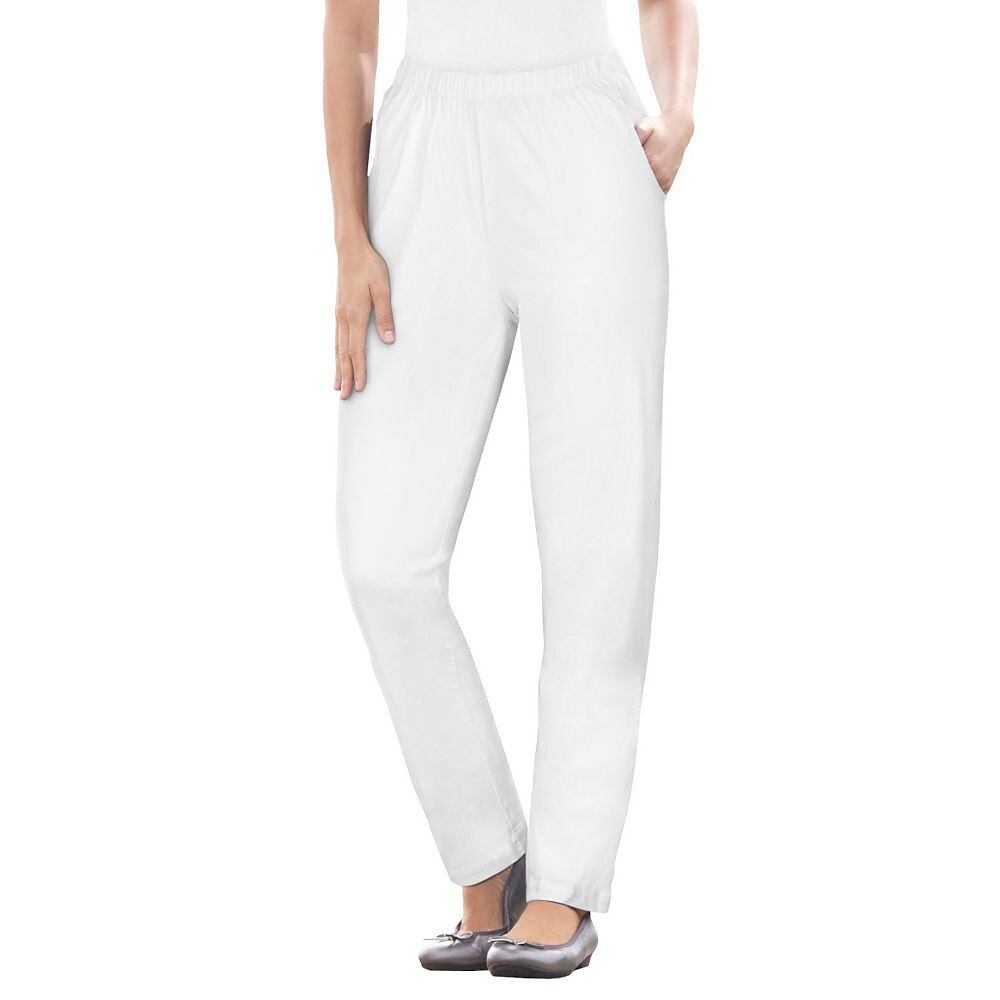 Женские джинсы больших размеров с прямыми штанинами Fineline размера плюс Woman Within, белый
Женские джинсы больших размеров с прямыми штанинами Fineline размера плюс Woman Within, белый