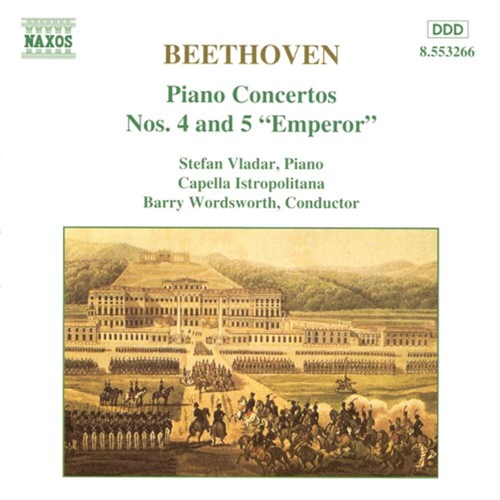 Диск CD Beethoven: Piano Concertos Nos. 4 & 5 "Emperor" - Ludwig van Beethoven, Stefan Vladar, Barry Wordsworth, Capella Istropolitana
Диск CD Beethoven: Piano Concertos Nos. 4 & 5 "Emperor" - Ludwig van Beethoven, Stefan Vladar, Barry Wordsworth, Capella Istropolitana