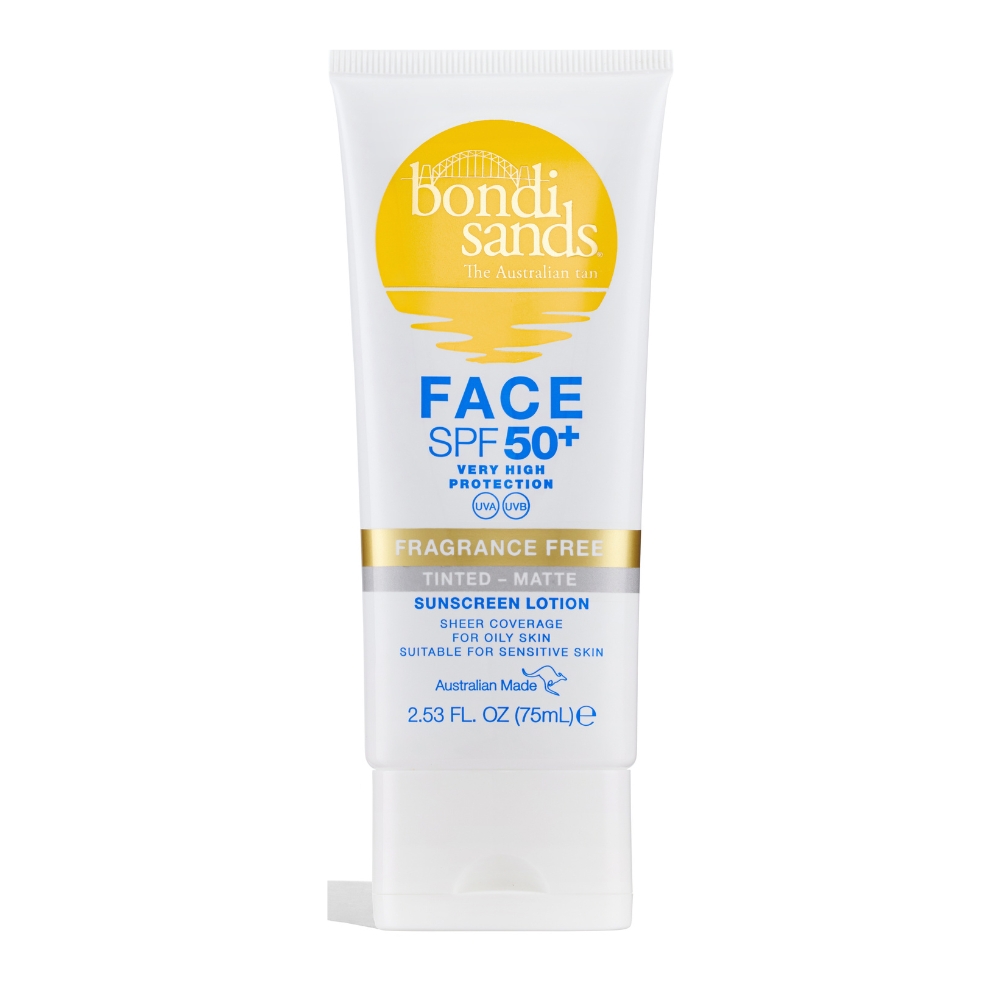 Защитный лосьон для лица с тонирующим эффектом и SPF 50+ spf 50+ fragrance free matte tinted face lotion Bondi Sands, 75 мл
Защитный лосьон для лица с тонирующим эффектом и SPF 50+ spf 50+ fragrance free matte tinted face lotion Bondi Sands, 75 мл