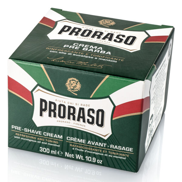Освежающий крем перед бритьем, 300 мл Proraso Green
Освежающий крем перед бритьем, 300 мл Proraso Green