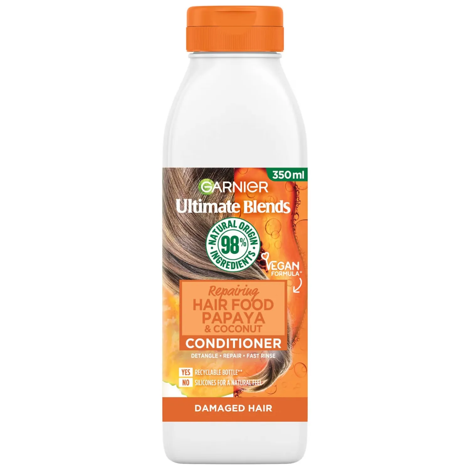 Ultimate Blends Repairing Hair Food Кондиционер с папайей для поврежденных волос 350 мл Garnier
Ultimate Blends Repairing Hair Food Кондиционер с папайей для поврежденных волос 350 мл Garnier