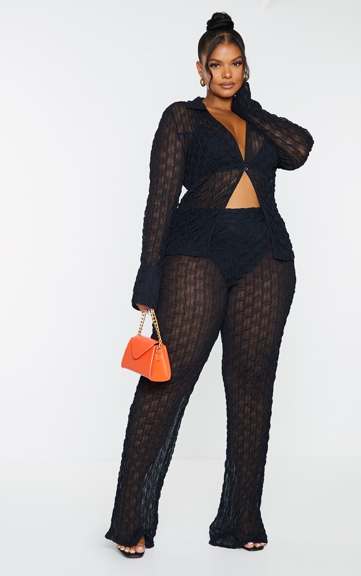 PrettyLittleThing Черные прямые брюки в сеточку Plus Plus, Черный, PrettyLittleThing Черные прямые брюки в сеточку Plus Plus
PrettyLittleThing Черные прямые брюки в сеточку Plus Plus, Черный, PrettyLittleThing Черные прямые брюки в сеточку Plus Plus