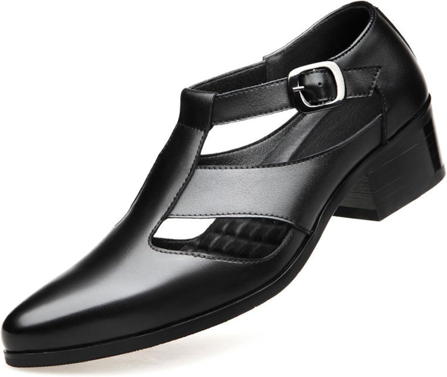 Мужские кожаные сандалии летние с дырками для прогулок, офисные оксфорды, мужские туфли для коктейльной вечеринки и формальные мероприятия Abborora, черный
Мужские кожаные сандалии летние с дырками для прогулок, офисные оксфорды, мужские туфли для коктейльной вечеринки и формальные мероприятия Abborora, черный