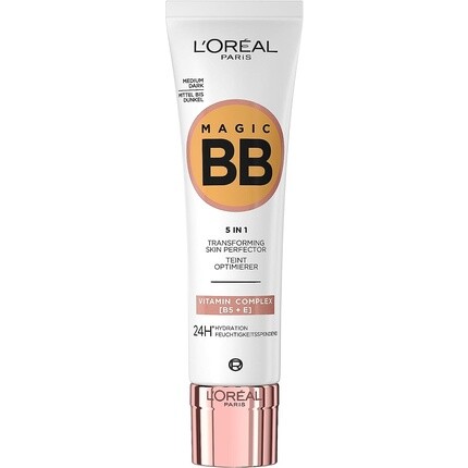 Paris Magic Bb крем с SPF 20 5-в-1 Skin Tint 30 мл, оттенок 05 Medium Dark, L'Oreal
Paris Magic Bb крем с SPF 20 5-в-1 Skin Tint 30 мл, оттенок 05 Medium Dark, L'Oreal