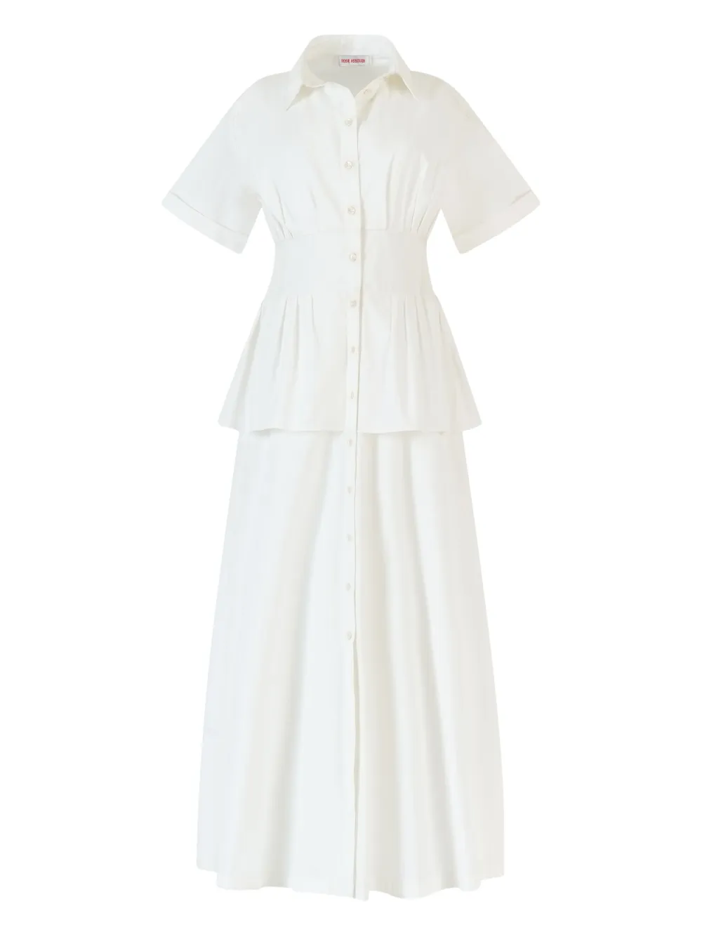 Платье миди из хлопка Rosie Assoulin, белый
Платье миди из хлопка Rosie Assoulin, белый
