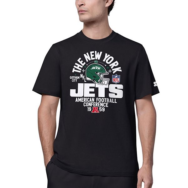 Мужская черная футболка new york jets gotham city Starter
Мужская черная футболка new york jets gotham city Starter