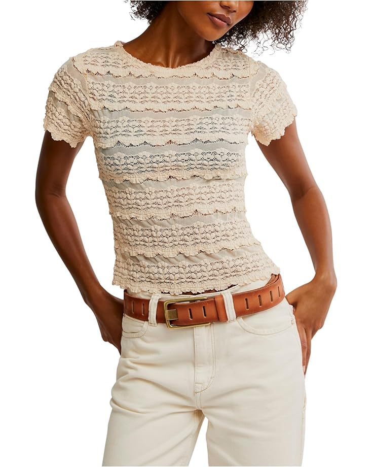 Футболка Free People Angelina Lace Tee, цвет Tea(1108)
Футболка Free People Angelina Lace Tee, цвет Tea(1108)