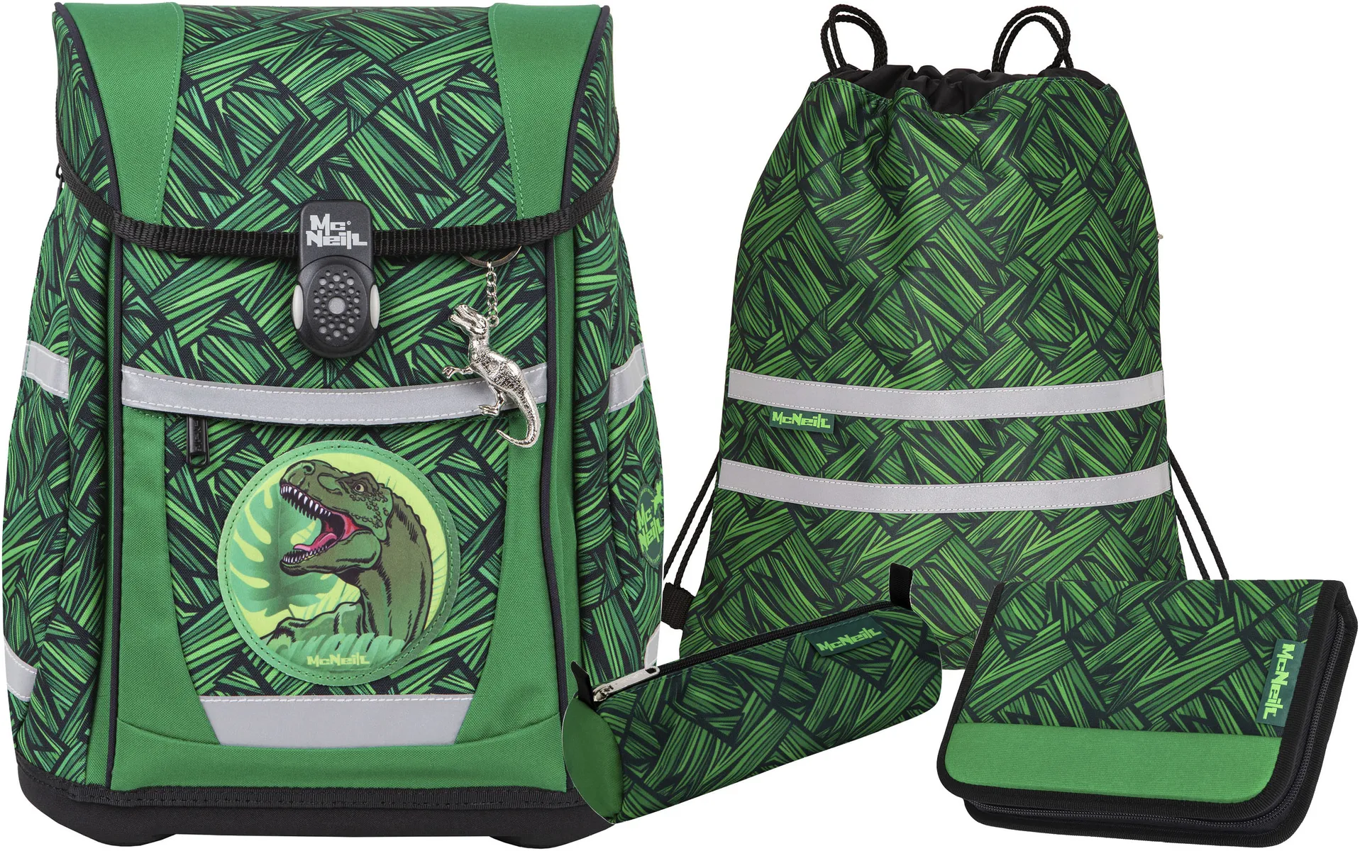 Школьная сумка McNeill "Tenero, Wow", светоотражающие полосы на лямках, светоотражающие поверхности, включая пенал, спортивную сумку, рулон карандашей и магнит с мотивом, цвет Wow
Школьная сумка McNeill "Tenero, Wow", светоотражающие полосы на лямках, светоотражающие поверхности, включая пенал, спортивную сумку, рулон карандашей и магнит с мотивом, цвет Wow