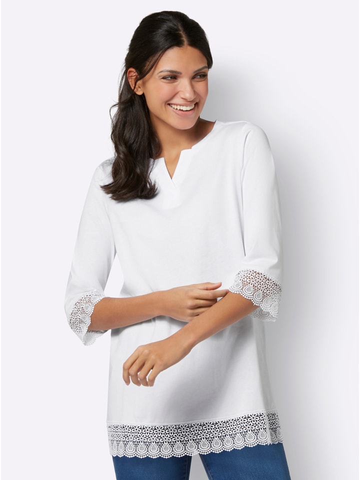 Рубашка с рукавами 3/4 белого цвета Sieh an!
Рубашка с рукавами 3/4 белого цвета Sieh an!