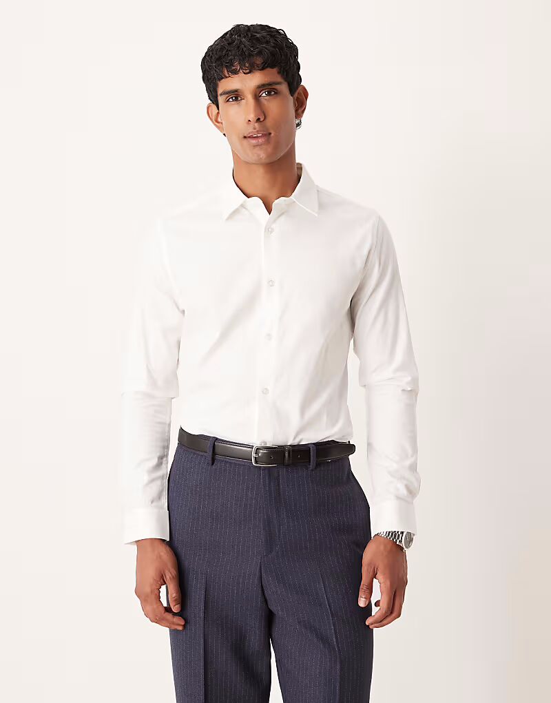 Рубашка Oxford Royal Slim, легко гладится, белого цвета Asos Design
Рубашка Oxford Royal Slim, легко гладится, белого цвета Asos Design