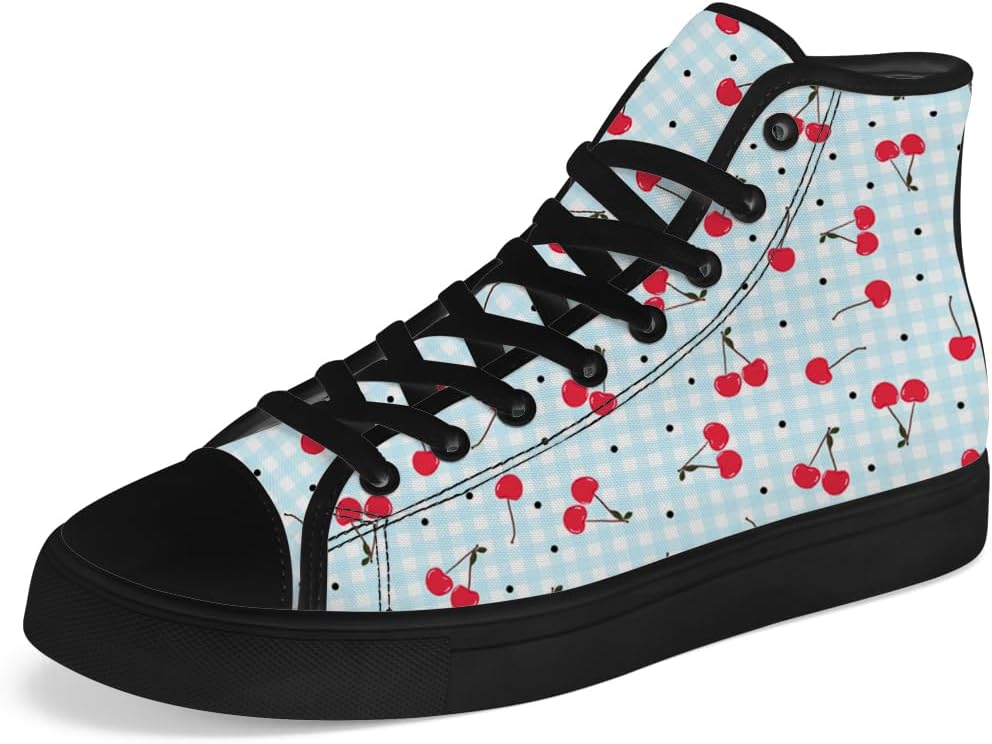 Мужские и женские высокие кеды на шнуровке с рисунком вишни, повседневная обувь на высокой подошве Chebing, 611 Blue
Мужские и женские высокие кеды на шнуровке с рисунком вишни, повседневная обувь на высокой подошве Chebing, 611 Blue