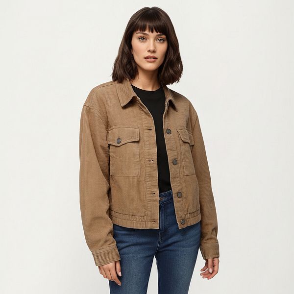 Женская куртка на пуговицах с мягкой вельветовой текстурой и структурным воротником Anna-Kaci, Faded Yellow
Женская куртка на пуговицах с мягкой вельветовой текстурой и структурным воротником Anna-Kaci, Faded Yellow