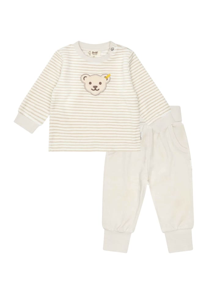 Комбинезон бежево-белого цвета Steiff
Комбинезон бежево-белого цвета Steiff