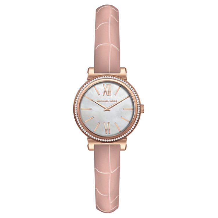 Michael Kors Наручные часы Sofie с кварцевым механизмом, кожаным ремешком, диаметром 26 мм, белым циферблатом, унисекс
Michael Kors Наручные часы Sofie с кварцевым механизмом, кожаным ремешком, диаметром 26 мм, белым циферблатом, унисекс