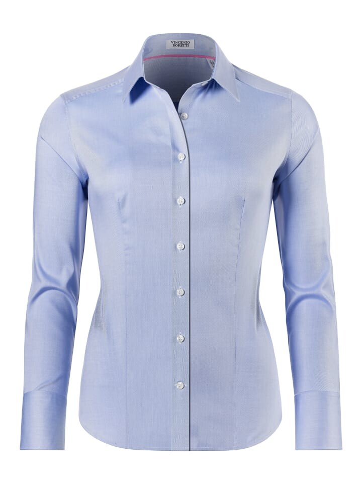 Блуза Vincenzo Boretti leicht tailliert, голубой
Блуза Vincenzo Boretti leicht tailliert, голубой