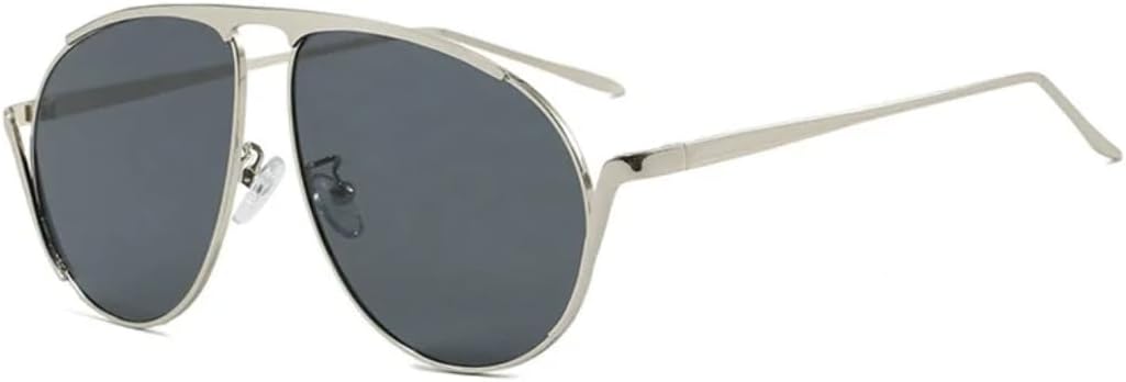 Солнцезащитные очки для мужчин и женщин - защита UV400 - панк, овальная большая оправа, цветные линзы, для занятий спортом на открытом воздухе и вождения DSVIGF, Silvery Grey
Солнцезащитные очки для мужчин и женщин - защита UV400 - панк, овальная большая оправа, цветные линзы, для занятий спортом на открытом воздухе и вождения DSVIGF, Silvery Grey