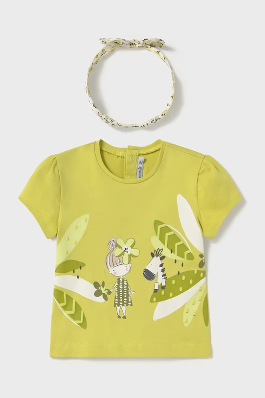 Детская футболка Mayoral, зеленый 
Детская футболка Mayoral, зеленый