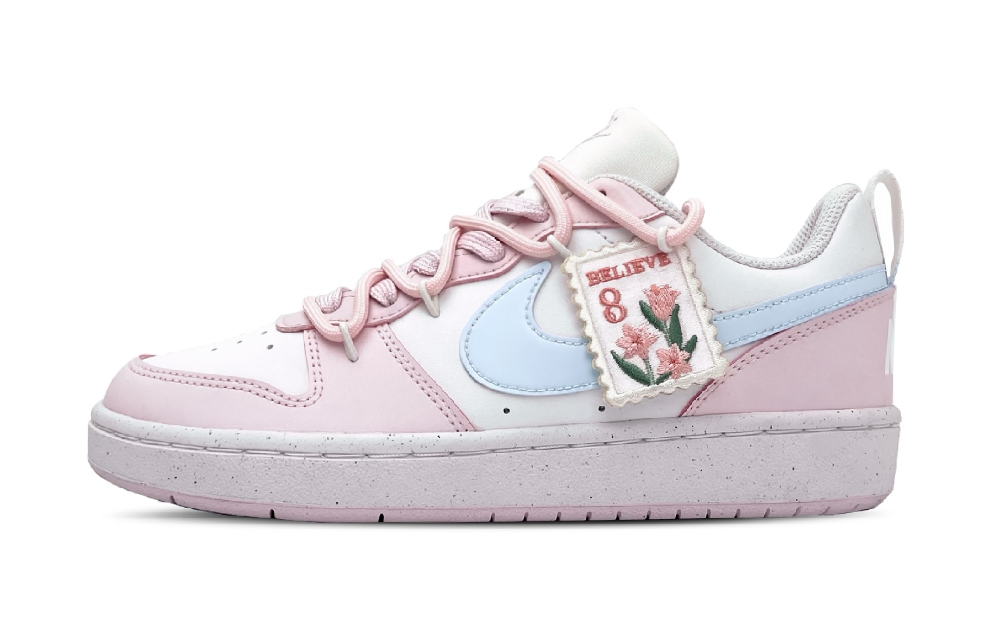 Nike Детские кроссовки для скейтбординга Court Borough Pink Mist Sea для подростков
Nike Детские кроссовки для скейтбординга Court Borough Pink Mist Sea для подростков