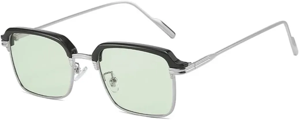 Солнцезащитные очки прямоугольной формы для женщин в металлической оправе, винтажные, для мужчин и женщин, защита от УФ-излучения UV400 VFDHN, Silver G15
Солнцезащитные очки прямоугольной формы для женщин в металлической оправе, винтажные, для мужчин и женщин, защита от УФ-излучения UV400 VFDHN, Silver G15