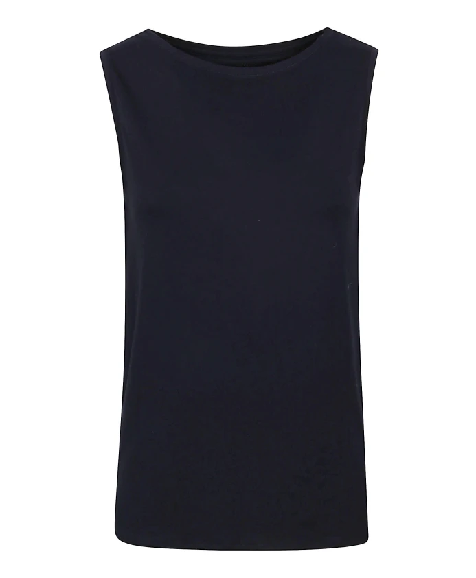 Топ из вискозы и эластана производство Португалия. Majestic Filatures, синий
Топ из вискозы и эластана производство Португалия. Majestic Filatures, синий