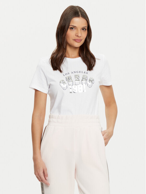 Футболка стандартного кроя Guess, белый
Футболка стандартного кроя Guess, белый