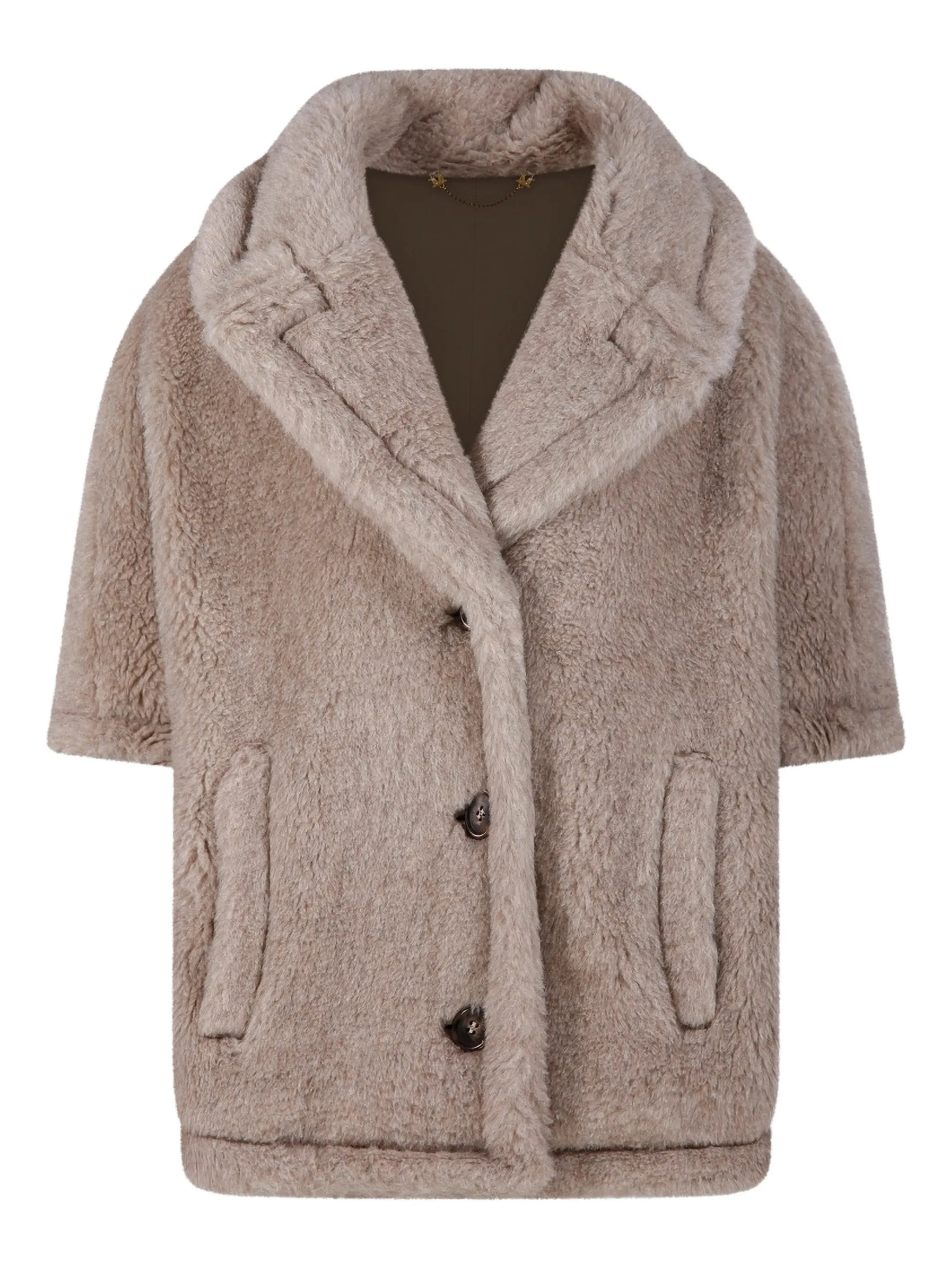 Кейп с короткими рукавами Max Mara, зеленый
Кейп с короткими рукавами Max Mara, зеленый