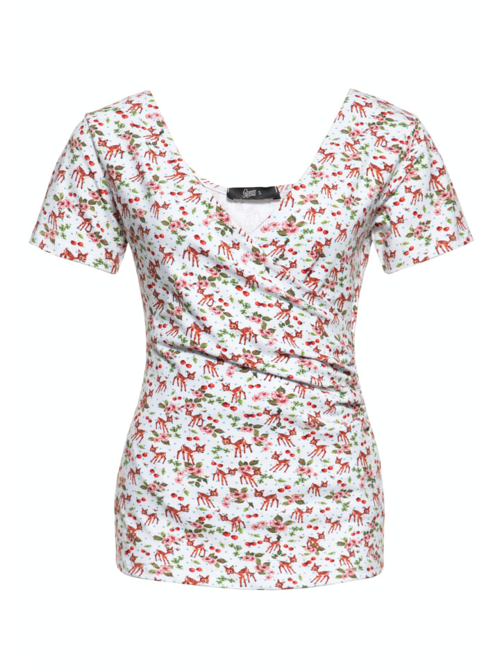 Топ Queen Kerosin Blusen, белый
Топ Queen Kerosin Blusen, белый