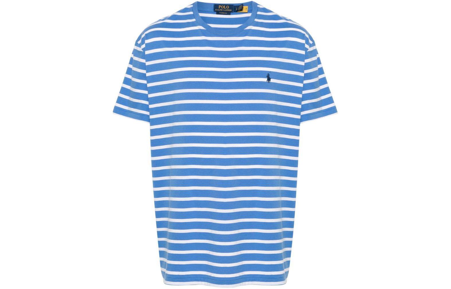 Полосатая футболка Polo Ralph Lauren, средний синий
Полосатая футболка Polo Ralph Lauren, средний синий