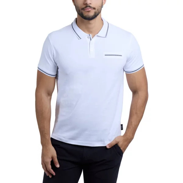 Мужское поло для гольфа с коротким рукавом и нагрудным карманом на ребре Cultura, белый
Мужское поло для гольфа с коротким рукавом и нагрудным карманом на ребре Cultura, белый