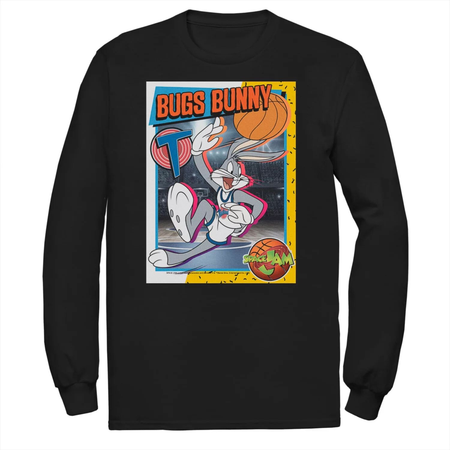 Мужская футболка с коллекционной карточкой Looney Tunes Space Jam Bugs Bunny Licensed Character
Мужская футболка с коллекционной карточкой Looney Tunes Space Jam Bugs Bunny Licensed Character