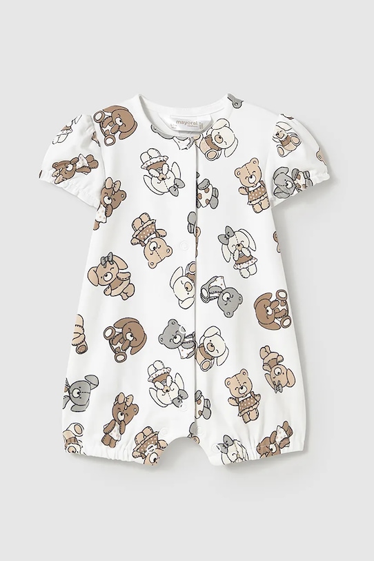 Хлопковый детский комбинезон Rampers Mayoral Newborn, белый
Хлопковый детский комбинезон Rampers Mayoral Newborn, белый