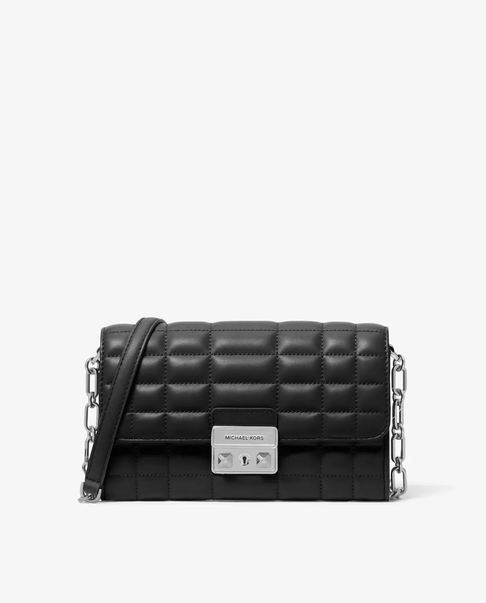 Женская стеганая кожаная сумка через плечо Tribeca Michael Michael Kors, черный
Женская стеганая кожаная сумка через плечо Tribeca Michael Michael Kors, черный