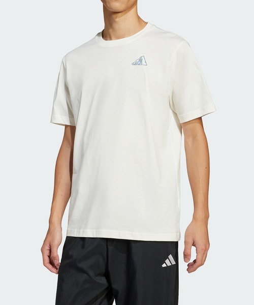 Футболка с коротким рукавом, графический принт Adidas, кремовый
Футболка с коротким рукавом, графический принт Adidas, кремовый