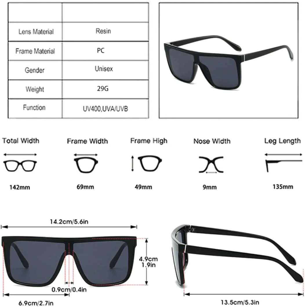 Модные квадратные спортивные солнцезащитные очки для мужчин и женщин в винтажном стиле с зеркальными линзами и защитой от УФ-излучения UV400 TVTBBVV, Black Red Mirror
Модные квадратные спортивные солнцезащитные очки для мужчин и женщин в винтажном стиле с зеркальными линзами и защитой от УФ-излучения UV400 TVTBBVV, Black Red Mirror