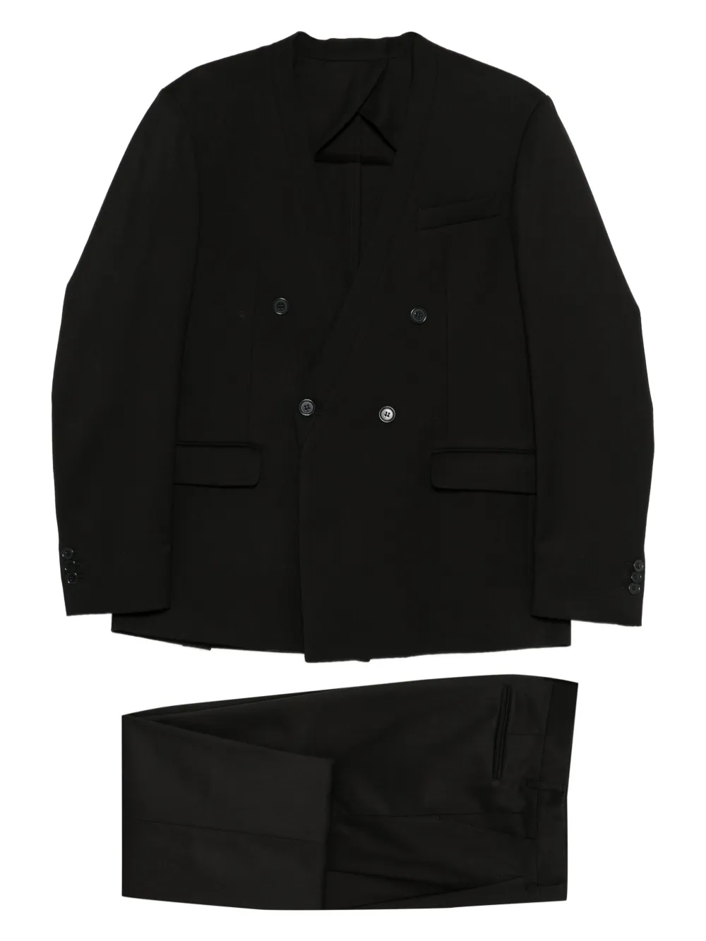 Костюм с двубортным пиджаком Marsem, черный
Костюм с двубортным пиджаком Marsem, черный