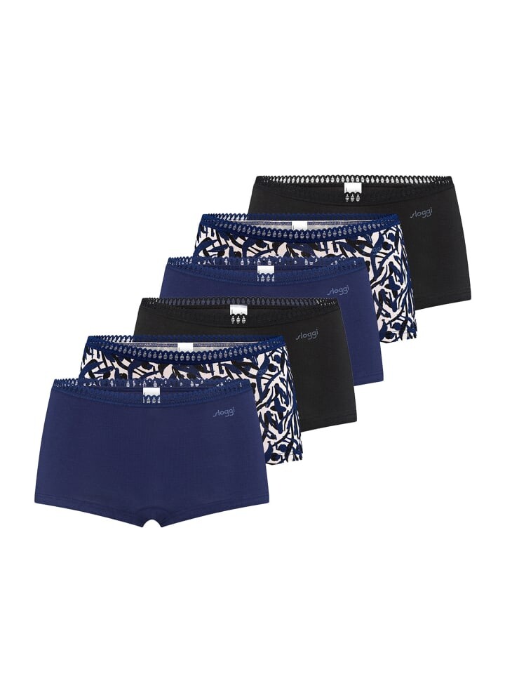 Трусы Sloggi Short Slip GO Crush, цвет schwarz/blau
Трусы Sloggi Short Slip GO Crush, цвет schwarz/blau