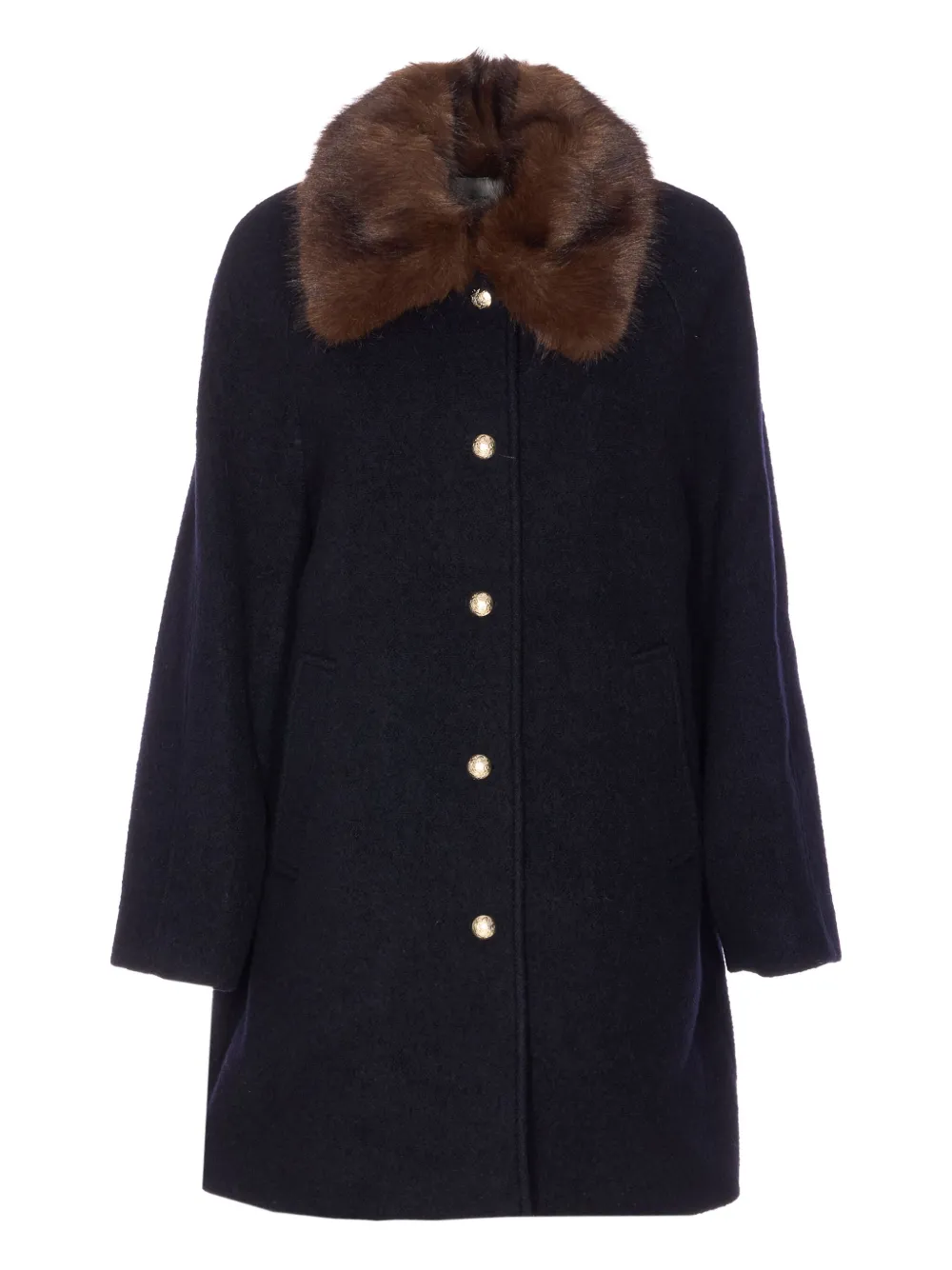 Пальто из букле со съемным воротником Dunst, синий
Пальто из букле со съемным воротником Dunst, синий